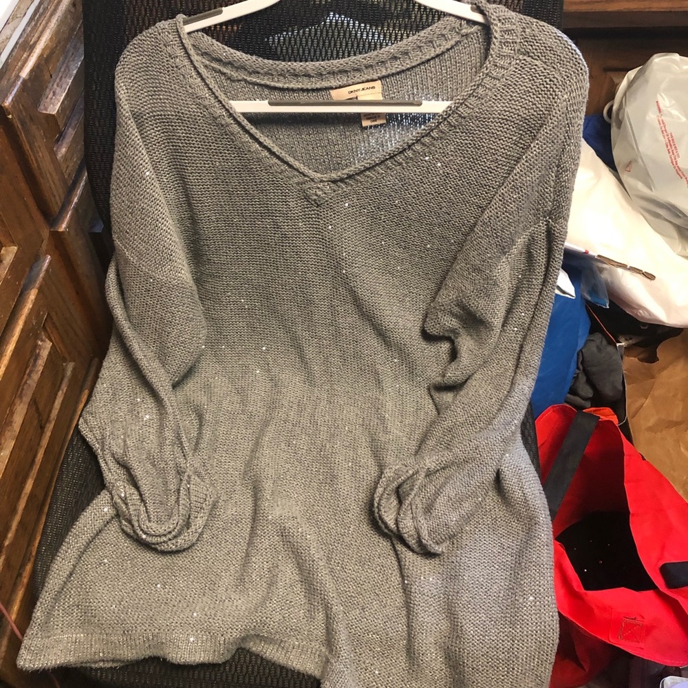 DKNY Sequin Knit Sweater- 502 $30 or $25 w/offer